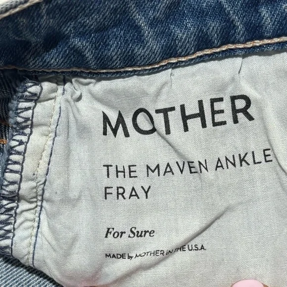 Mother Denim, The Maven Ankle Fray, Size 27 - Picture 2 of 4